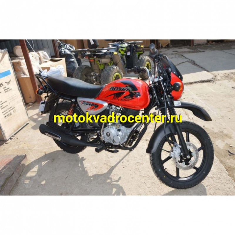 Купить  Мотоцикл BAJAJ BOXER BM 150X (disk) 4хтакт., 144,8сс, 5 СТУПЕНЧАТАЯ КПП ,17"/17", возд. охлажд. (зал) (шт) купить с доставкой по Москве и России, цена, технические характеристики, комплектация фото  - motoserp.ru