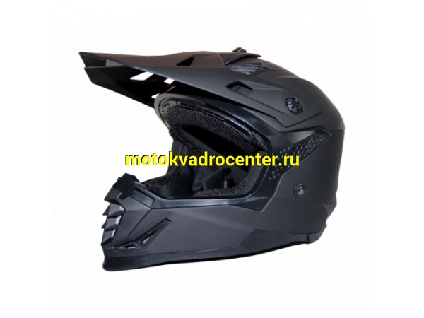 Купить  Шлем Кросс Ataki SC-16 Solid черный матовый р-р XS (шт) (SM 880-4073 купить с доставкой по Москве и России, цена, технические характеристики, комплектация фото  - motoserp.ru