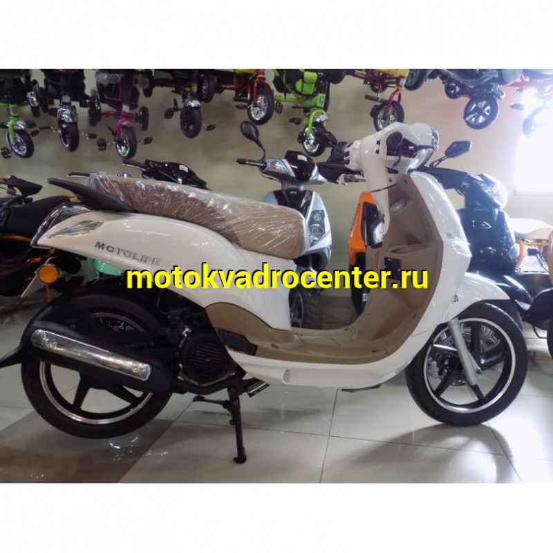 Купить  Скутер MOTOLIFE CY125T-3B (Мотолайф Веспа) (реплика VESPA) 4Т, 125сс, литые 14"/14",  диск./бараб. (Бер) (шт) (0 купить с доставкой по Москве и России, цена, технические характеристики, комплектация фото  - motoserp.ru