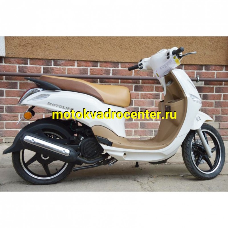 Купить  Скутер MOTOLIFE CY125T-3B (Мотолайф Веспа) (реплика VESPA) 4Т, 125сс, литые 14"/14",  диск./бараб. (Бер) (шт) (0 купить с доставкой по Москве и России, цена, технические характеристики, комплектация фото  - motoserp.ru