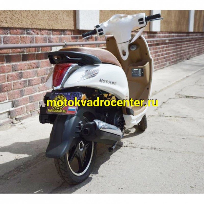 Купить  Скутер MOTOLIFE CY125T-3B (Мотолайф Веспа) (реплика VESPA) 4Т, 125сс, литые 14"/14",  диск./бараб. (Бер) (шт) (0 купить с доставкой по Москве и России, цена, технические характеристики, комплектация фото  - motoserp.ru