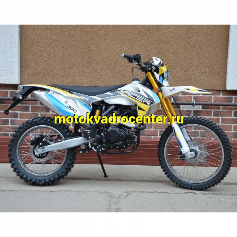 Купить  Мотоцикл Кросс/Эндуро RACER ENDURO 300 RC300-GY8A (Рейсер Эндуро 300) (ПТС), 21/18, 270сс, воздушн-маслян.охл. 5 ск.,баланс. вал, диск/диск (зал) (шт) купить с доставкой по Москве и России, цена, технические характеристики, комплектация фото  - motoserp.ru