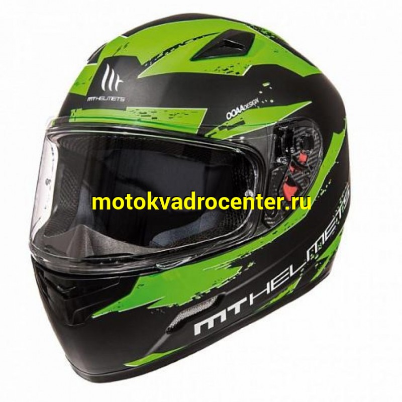 Купить  Шлем закрытый MT MUGELLO vapor MATT BLACK FLUOR GREEN XL (шт) (Мир 50856 купить с доставкой по Москве и России, цена, технические характеристики, комплектация фото  - motoserp.ru