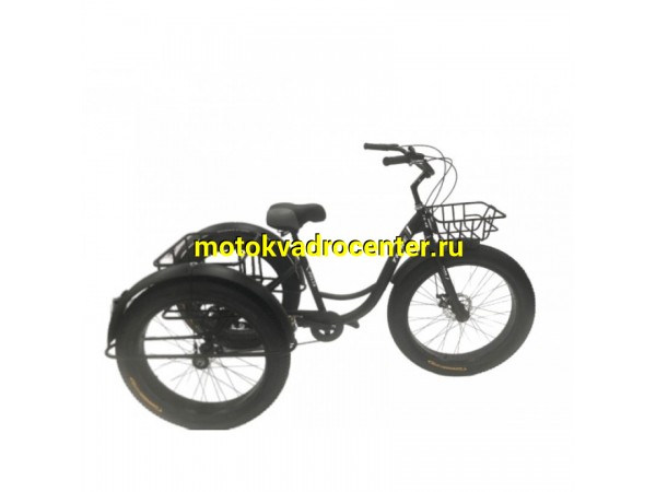 Купить  26" FAT DELTA TRIKE (Дельта Трайк) велосипед грузовой 26"; 7ск; рама-сталь; тормоз-Disk; вилка-стальная (шт) (MM 38891 купить с доставкой по Москве и России, цена, технические характеристики, комплектация фото  - motoserp.ru