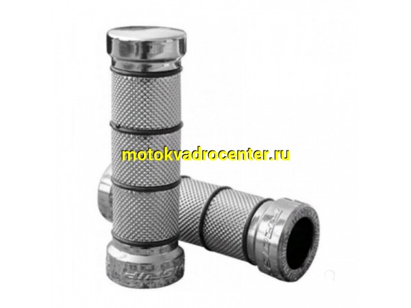 Купить  Ручки руля (грипсы) PROGRIP 866 Chromed Silver 24-28мм/140мм (11-01363 JP (компл) (DK	         купить с доставкой по Москве и России, цена, технические характеристики, комплектация фото  - motoserp.ru