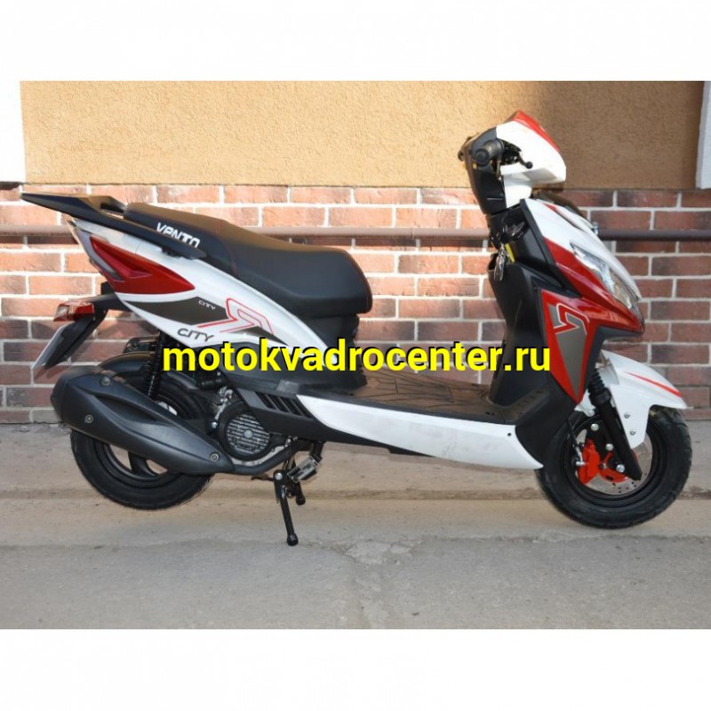 Купить  Скутер VENTO CITY (Венто Сити) 50cc; 1,5 местный, 4Т, возд. охлажд., диск/барабан, кол. 10"/10"(зал) (шт) 01500 (Vento купить с доставкой по Москве и России, цена, технические характеристики, комплектация фото  - motoserp.ru