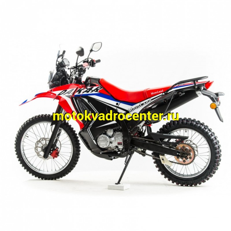 Купить  Мотоцикл внедорожный Motoland DAKAR 250 LT Тур-эндуро (ПТС) 21/18, 250сс , 165FMM, 4Т, возд.охл., карбюр., диск./диск (Бер) (шт) (ML 13390 купить с доставкой по Москве и России, цена, технические характеристики, комплектация фото  - motoserp.ru