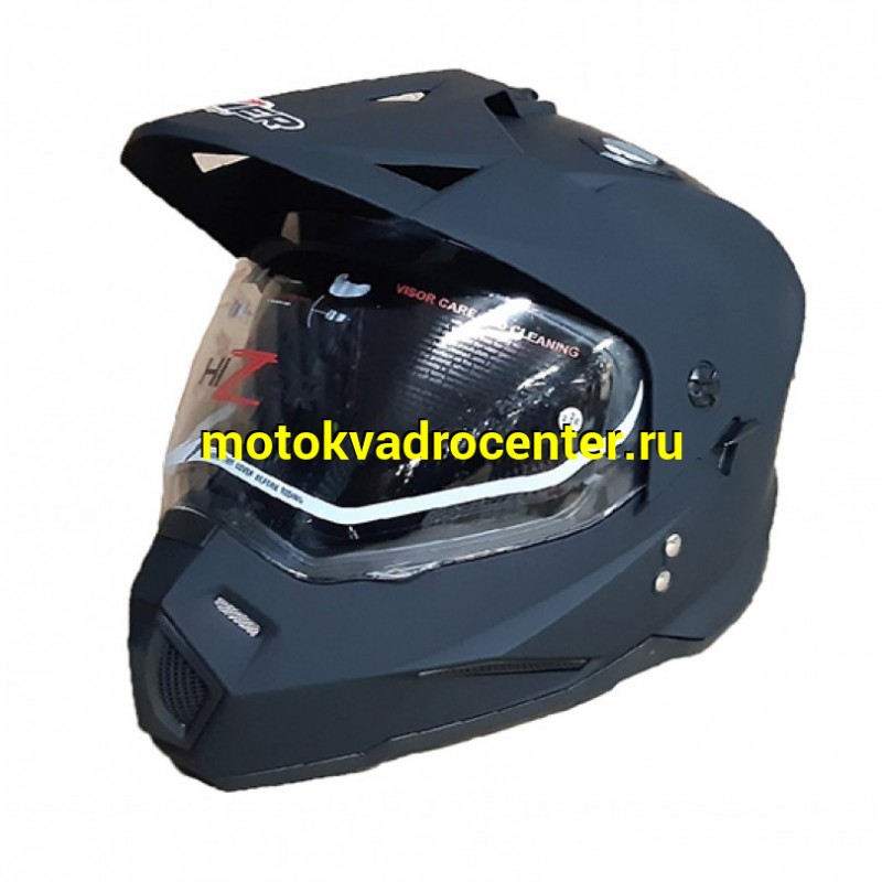 Купить  Шлем Кросс HIZER J6802 (мотард) (L) matt/black 1350гр.  (шт) (ML 13547 купить с доставкой по Москве и России, цена, технические характеристики, комплектация фото  - motoserp.ru