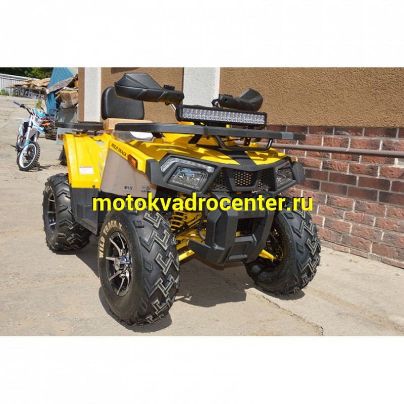 Купить  200cc Квадроцикл Motoland WILD TRACK 200 X PRO с ЛЕБЕДКОЙ 200сс, утилит., обновл. дизайн, ножн. диск тормоз,  (шт) (ML 14241 купить с доставкой по Москве и России, цена, технические характеристики, комплектация фото  - motoserp.ru