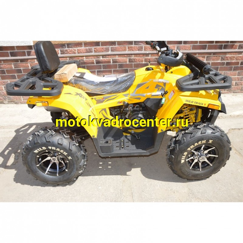 Купить  200cc Квадроцикл Motoland WILD TRACK 200 X PRO с ЛЕБЕДКОЙ 200сс, утилит., обновл. дизайн, ножн. диск тормоз,  (шт) (ML 14241 купить с доставкой по Москве и России, цена, технические характеристики, комплектация фото  - motoserp.ru