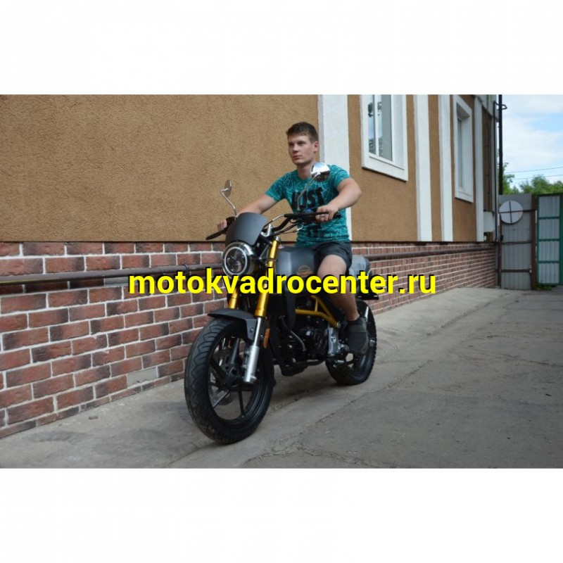 Купить  Мотоцикл Motoland SCRAMBLER 250cc, 4Т (165FMM) диск/диск,100/80-17"/140/60-17", эл/кикстарт, LED фара/поворот (шт) (ML 13437 купить с доставкой по Москве и России, цена, технические характеристики, комплектация фото  - motoserp.ru