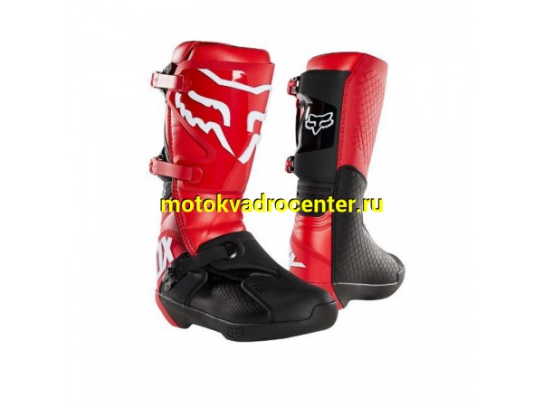 Купить  Мотоботы кросс. Fox Comp Boot Flame Red 8; р-р 41" (25408-122-8) (NQ) (пара) (Fox Н65958 купить с доставкой по Москве и России, цена, технические характеристики, комплектация фото  - motoserp.ru