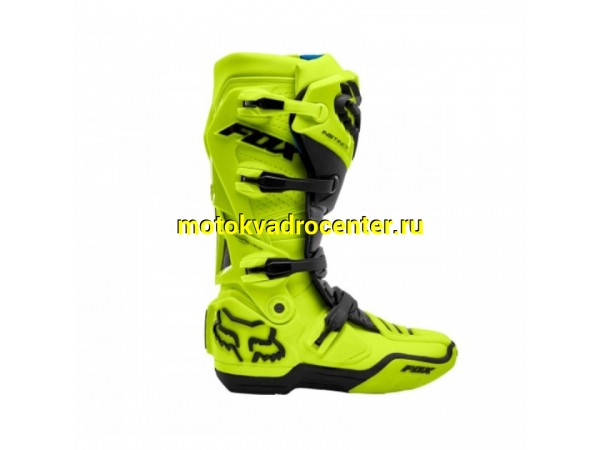 Купить  Мотоботы кросс. Fox Instinct Boot Flow Yellow 12; р-р 46" (модель 2020г) (24448-130-12) (Ч/З) (пара) (Fox Н66543 купить с доставкой по Москве и России, цена, технические характеристики, комплектация фото  - motoserp.ru