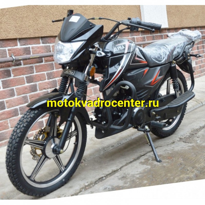 Купить  Мопед Millenium Alpha RS12 (Альфа Эр Эс 12)  4Т; 50cc; колеса 17"литые; 4пер, эл. старт, (шт) 01250 (P.Moto (ТехМаркет (Глотов купить с доставкой по Москве и России, цена, технические характеристики, комплектация фото  - motoserp.ru