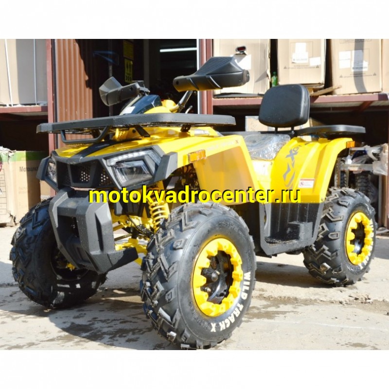 Купить  200cc Квадроцикл Motoland WILD TRACK 200 X 200сс, утилит., обновл. дизайн, ножн. диск тормоз, литые колеса 10",  (шт) (ML 14240 купить с доставкой по Москве и России, цена, технические характеристики, комплектация фото  - motoserp.ru