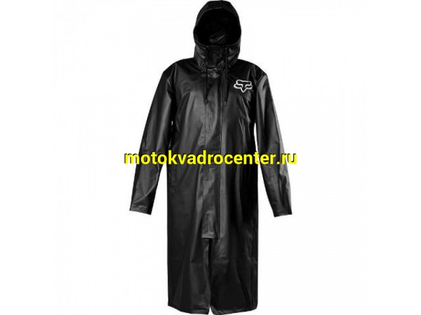 Купить  Плащ дождевик Fox Pit Rain Jacket Black L (Fox 20147-001-L купить с доставкой по Москве и России, цена, технические характеристики, комплектация фото  - motoserp.ru