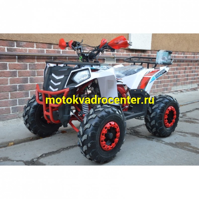 Купить  125cc Квадроцикл Wels THUNDER EVO 125 , 125сс, утилит. 9-12 лет, кол.8" штамп, автомат, реверс, сигнал с контр. тормоза Диск/диск, и пр. (шт) купить с доставкой по Москве и России, цена, технические характеристики, комплектация фото  - motoserp.ru