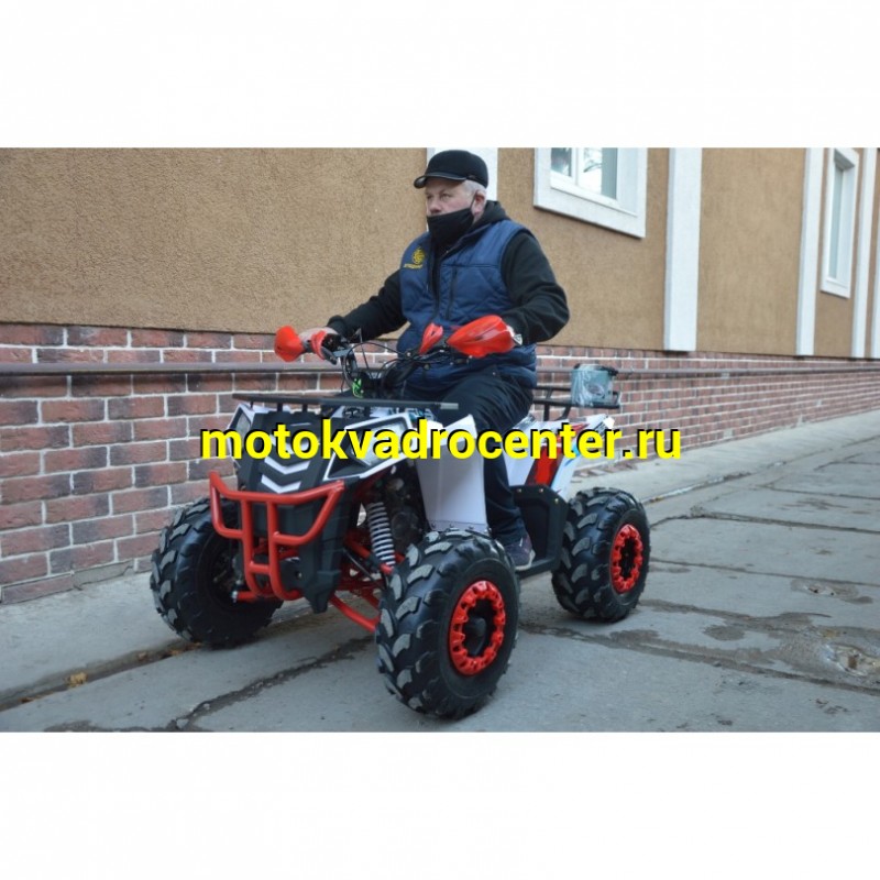 Купить  125cc Квадроцикл Wels THUNDER EVO 125 , 125сс, утилит. 9-12 лет, кол.8" штамп, автомат, реверс, сигнал с контр. тормоза Диск/диск, и пр. (шт) купить с доставкой по Москве и России, цена, технические характеристики, комплектация фото  - motoserp.ru