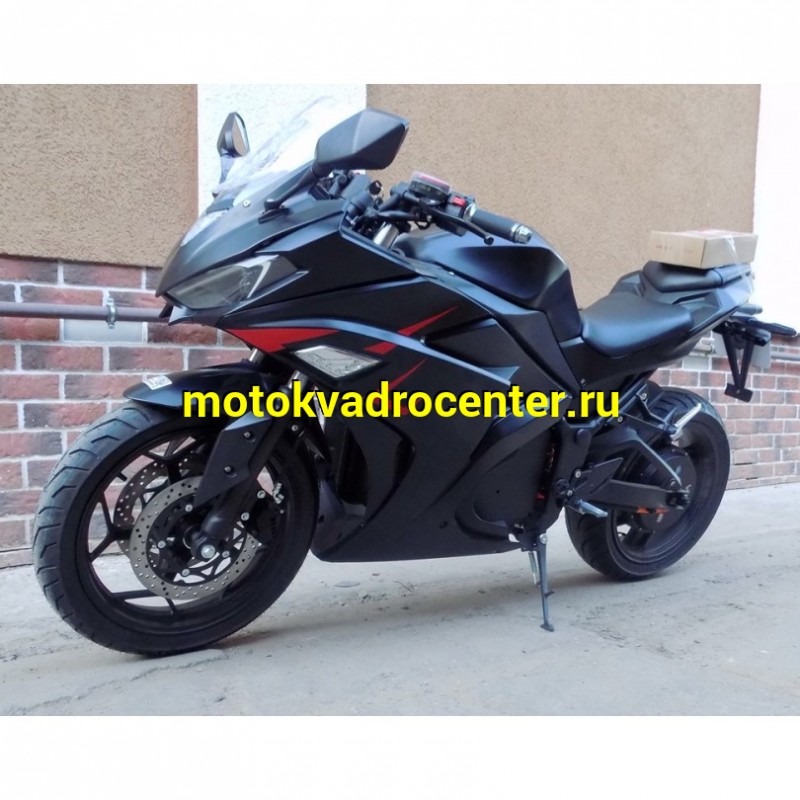 Купить  Электромотоцикл Kawasaki Ninja (Кавасаки Ниндзя) 4000W, ЛИТИЕВЫЙ аккум, торм. диск./диск.,кол. 17"/17"  (шт) (MOTO-SKUTER купить с доставкой по Москве и России, цена, технические характеристики, комплектация фото  - motoserp.ru