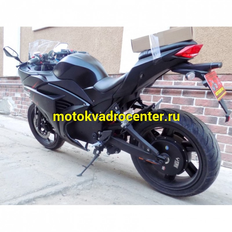 Купить  Электромотоцикл Kawasaki Ninja (Кавасаки Ниндзя) 4000W, ЛИТИЕВЫЙ аккум, торм. диск./диск.,кол. 17"/17"  (шт) (MOTO-SKUTER купить с доставкой по Москве и России, цена, технические характеристики, комплектация фото  - motoserp.ru