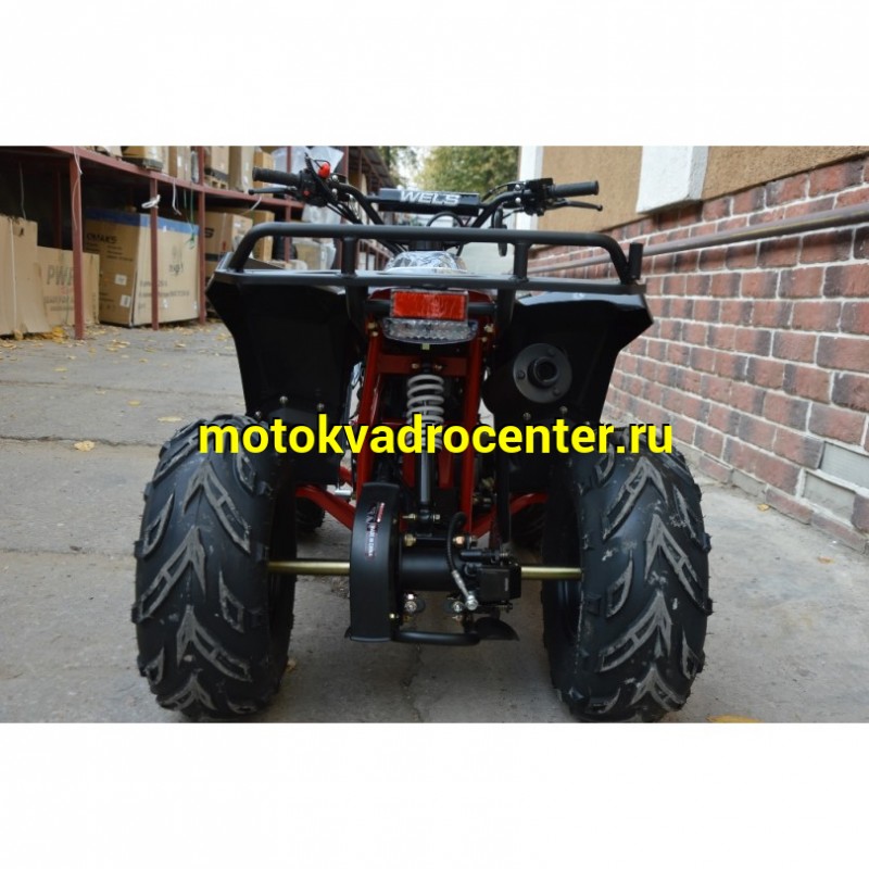 Купить  110cc Квадроцикл Wels THUNDER EVO 110, 110сс, утилит. 9-12 лет, кол.7" автомат, реверс, сигнал с контр. тормоза Диск/диск, и пр. (шт) купить с доставкой по Москве и России, цена, технические характеристики, комплектация фото  - motoserp.ru