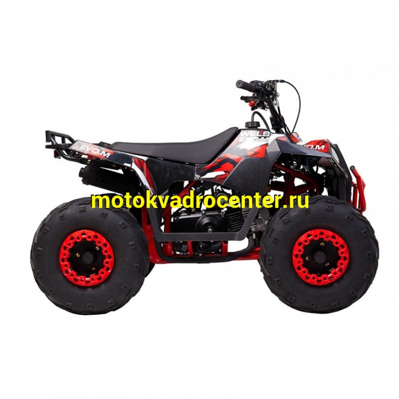 Купить  110cc Квадроцикл Wels THUNDER EVO 110, 110сс, утилит. 9-12 лет, кол.7" автомат, реверс, сигнал с контр. тормоза Диск/диск, и пр. (шт) купить с доставкой по Москве и России, цена, технические характеристики, комплектация фото  - motoserp.ru