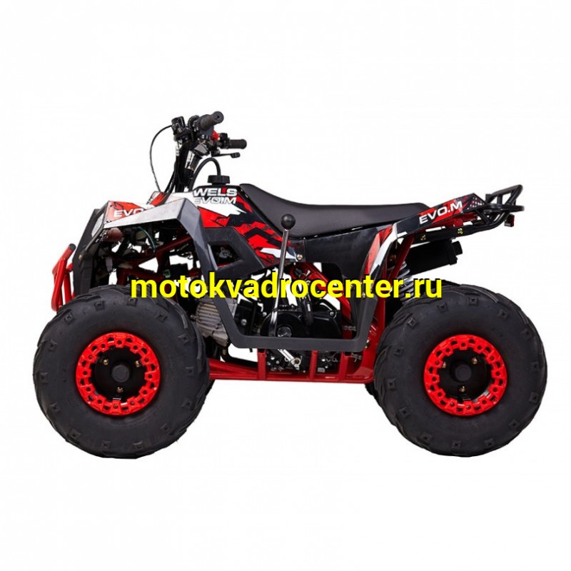 Купить  110cc Квадроцикл Wels THUNDER EVO 110, 110сс, утилит. 9-12 лет, кол.7" автомат, реверс, сигнал с контр. тормоза Диск/диск, и пр. (шт) купить с доставкой по Москве и России, цена, технические характеристики, комплектация фото  - motoserp.ru