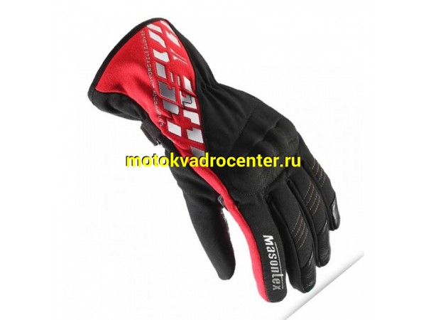 Купить  Перчатки Masontex M36 зимние черные/красные (M) (пар)  (Regul 304174-5 купить с доставкой по Москве и России, цена, технические характеристики, комплектация фото  - motoserp.ru