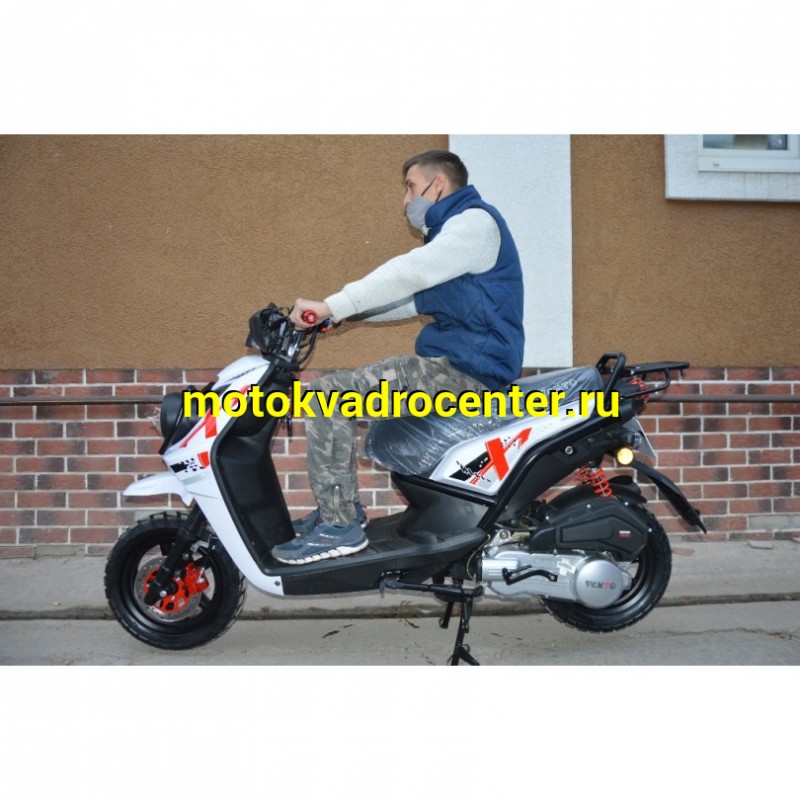 Купить  Скутер VENTO SMART-II NEW с БАГАЖНИКОМ (Венто Смарт-2 нью) 50 cc; 2- местный, 4Т, возд. охлажд., диск/барабан, кол. 12"/12"(зал) (шт) 01500 (Vento купить с доставкой по Москве и России, цена, технические характеристики, комплектация фото  - motoserp.ru