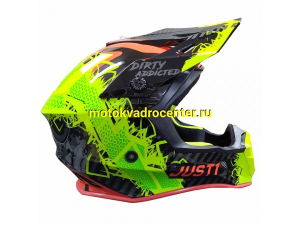 Купить  Шлем Кросс JUST1 J38 MASK Hi-Vis желтый/красный/черный глянцевый (2021) XL (шт)  (SM 941-7317 купить с доставкой по Москве и России, цена, технические характеристики, комплектация фото  - motoserp.ru