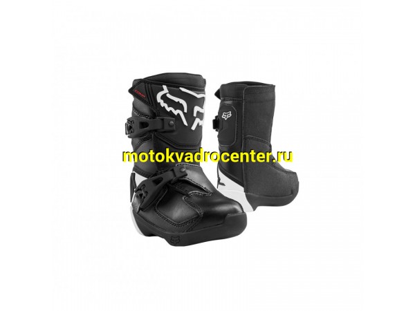 Купить  Мотоботы кросс. Fox Comp Kids Boot Black (р-р K11 - 29) (24015-001-11)  детские (пара) (Fox Н65998 купить с доставкой по Москве и России, цена, технические характеристики, комплектация фото  - motoserp.ru