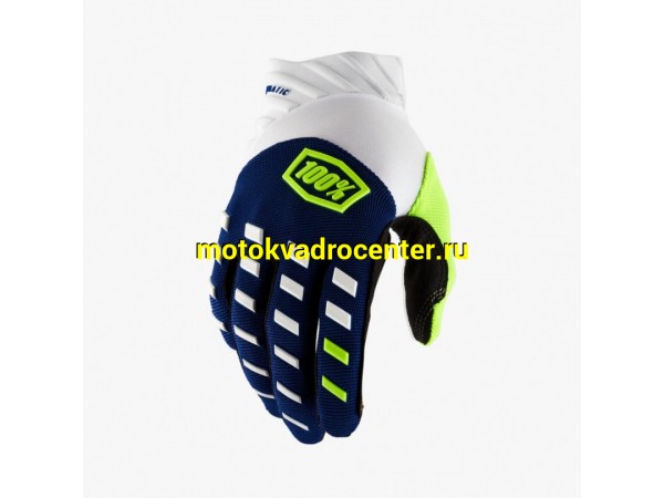 Купить  Перчатки 100% Airmatic Glove Navy/White XL 2025 (10000-00018) (пар) (Fox УТ-00022166 купить с доставкой по Москве и России, цена, технические характеристики, комплектация фото  - motoserp.ru