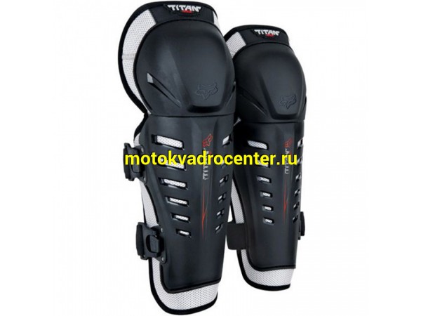 Купить  Наколенники Fox Titan Race Knee Guard Black (06193-001-OS) (пар) (Fox Н20060 (JMC 3891 купить с доставкой по Москве и России, цена, технические характеристики, комплектация фото  - motoserp.ru