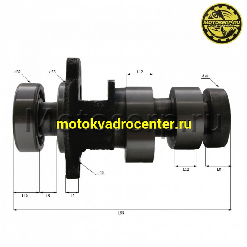 Купить  Распредвал 170MM CBS250 (T-Leopard) (шт) (Regul 100200204 купить с доставкой по Москве и России, цена, технические характеристики, комплектация фото  - motoserp.ru