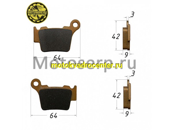 Купить  Колодки тормозные диск FA 326 SM-PARTS OFF-ROAD,  аналог EBC FA368TT,  VD 997JL  KTM EXC 250; Husqvarna TE 250 и др. (шт) (SM 151-3873 купить с доставкой по Москве и России, цена, технические характеристики, комплектация фото  - motoserp.ru