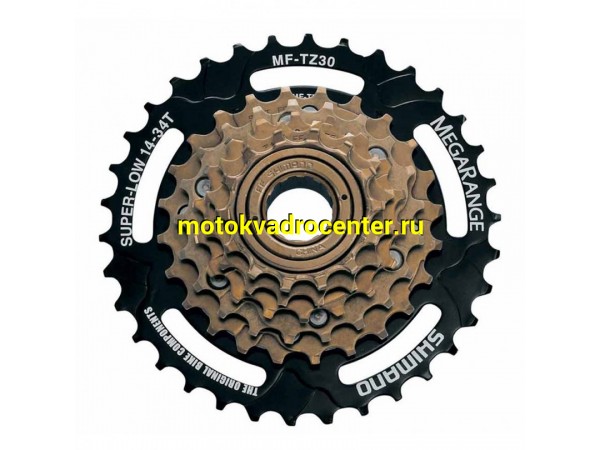 Купить  Трещетка 6 звезд (шестерник) SHIMANO (Шимано) TZ30 MEGARANGE (МЕГАРАНЖ) Вело (шт) (Ряб купить с доставкой по Москве и России, цена, технические характеристики, комплектация фото  - motoserp.ru