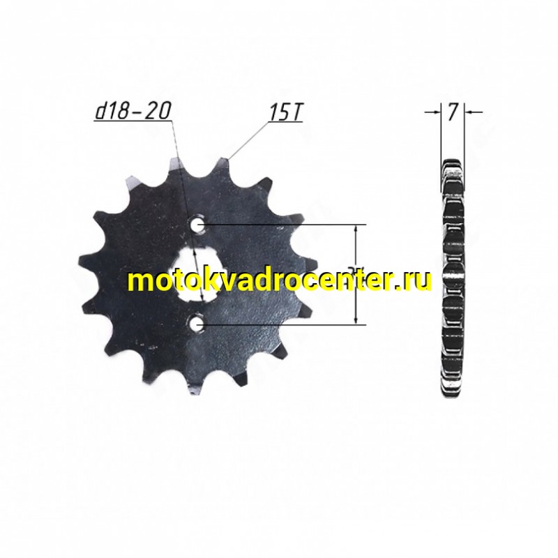 Купить  Звезда ведущая (520-15) 166FMM и др. Falcon250  (шт) (SM 687-2581 купить с доставкой по Москве и России, цена, технические характеристики, комплектация фото  - motoserp.ru