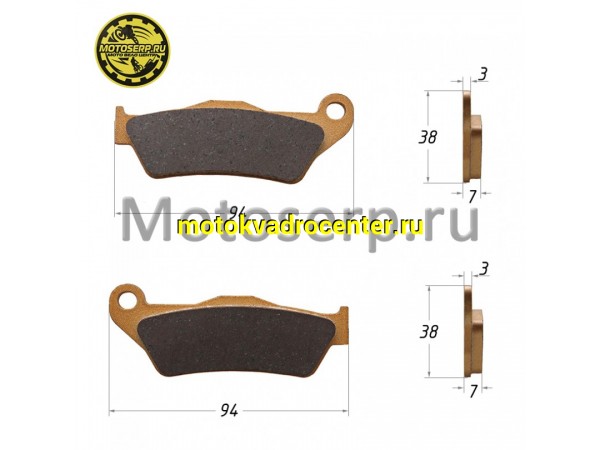 Купить  Колодки тормозные диск FA 181 SM-PARTS OFF-ROAD,  аналог EBC FA181HH,  VD-947 (шт) (SM 151-4794 купить с доставкой по Москве и России, цена, технические характеристики, комплектация фото  - motoserp.ru