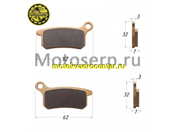 Купить  Колодки тормозные диск FA 357 SM-PARTS OFF-ROAD,  аналог EBC FA357,  VD-9006 (шт) (SM 151-1560 купить с доставкой по Москве и России, цена, технические характеристики, комплектация фото  - motoserp.ru