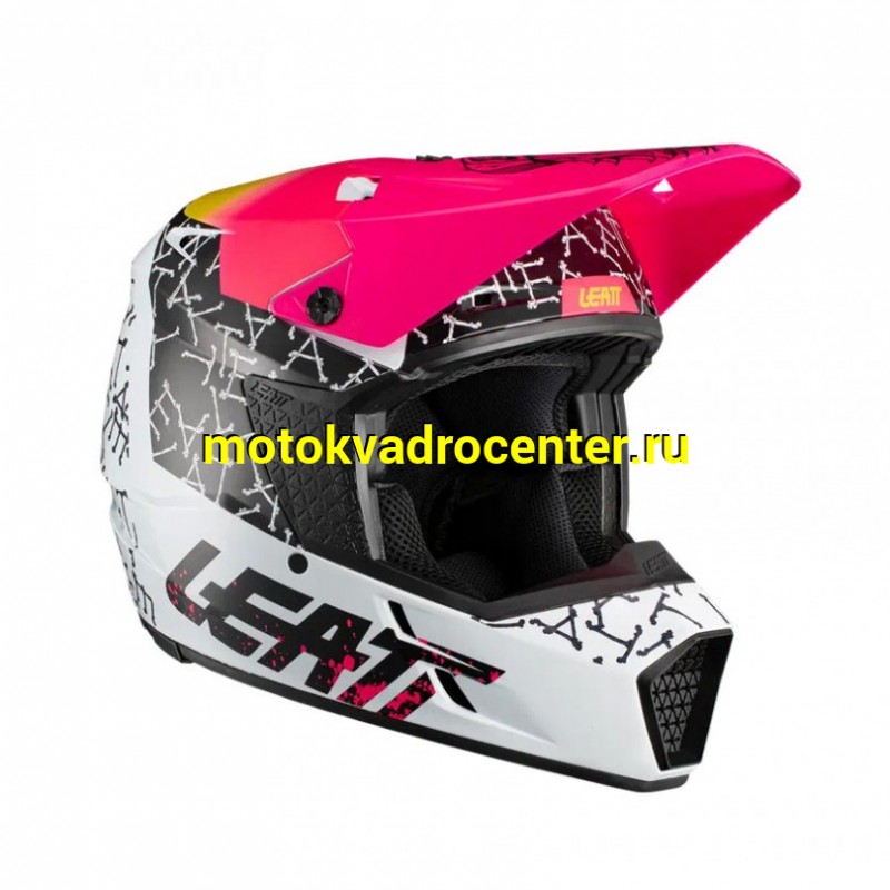 Купить  Шлем Кросс Leatt Moto 3.5 Jr Helmet Skull, YL, (1021000281) (шт) (Fox УТ-00009454 купить с доставкой по Москве и России, цена, технические характеристики, комплектация фото  - motoserp.ru