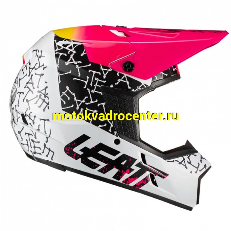 Купить  Шлем Кросс Leatt Moto 3.5 Jr Helmet Skull, YL, (1021000281) (шт) (Fox УТ-00009454 купить с доставкой по Москве и России, цена, технические характеристики, комплектация фото  - motoserp.ru