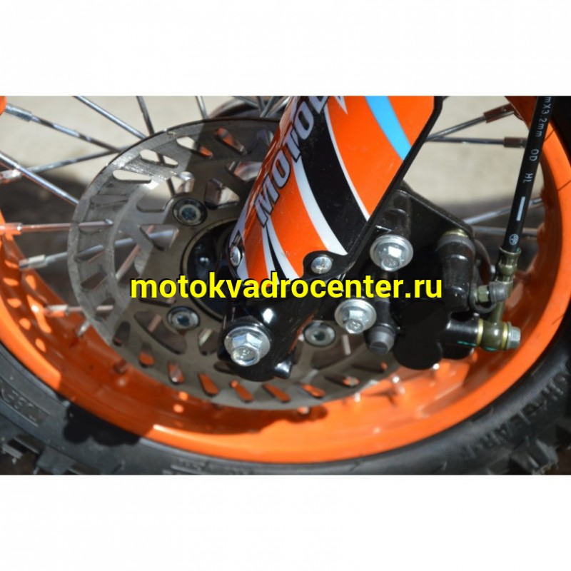 Купить  Питбайк Motoland CRF 10 (спортинв), 70сс, 4Т, оранжевый, .возд.охл., АВТОМАТ, эл-стартер, диск/диск ,12"/10" (шт) (ML 18649 купить с доставкой по Москве и России, цена, технические характеристики, комплектация фото  - motoserp.ru