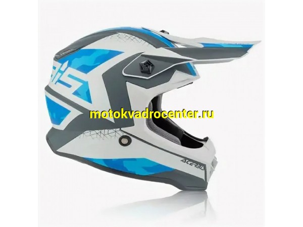 Купить  Шлем Кросс ACERBIS LINEAR  WHITE/LIGHT BL  (S)  (шт)  (Progasi 0024473.893.062 купить с доставкой по Москве и России, цена, технические характеристики, комплектация фото  - motoserp.ru