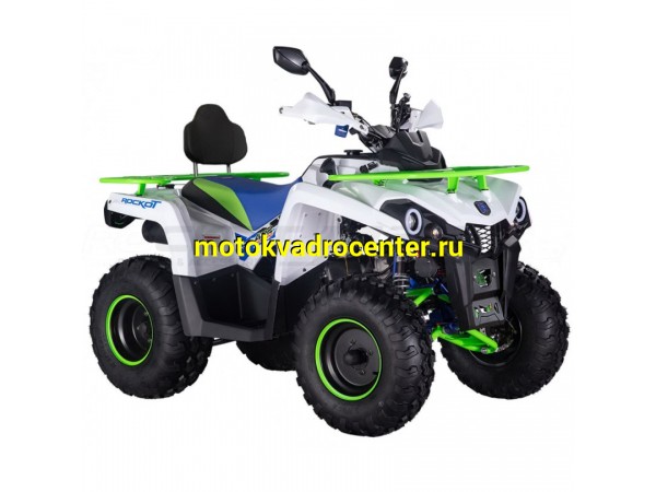 Купить  200cc Квадроцикл ROCKOT HAMMER-200 LUX (Mikilon) утилит 2х4, 4Т; 200cc; электростарт+ручной старт, ангельские глазки, спинка, зеркала (шт) (Rockot купить с доставкой по Москве и России, цена, технические характеристики, комплектация фото  - motoserp.ru
