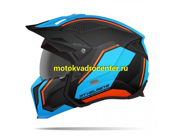 Купить  Шлем открытый байк MT TR902XSV STREETFIGHTER TWIN A4 GLOSS FLUOR ORANGE (L) (шт) (0 купить с доставкой по Москве и России, цена, технические характеристики, комплектация фото  - motoserp.ru