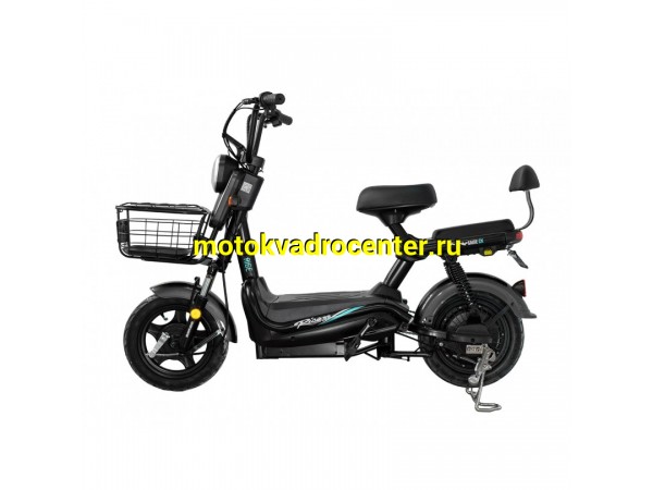 Купить  Электроскутер REGULMOTO SAIGE 350 Вт 48V 20Ah.,колеса 10&quot;, два аморт.,тормоза барабан. мех.ЧЕРНЫЙ (шт) купить с доставкой по Москве и России, цена, технические характеристики, комплектация фото  - motoserp.ru