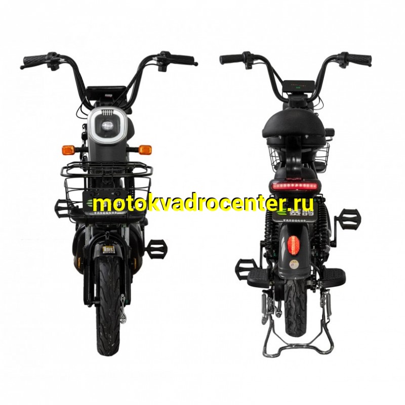 Купить  Электроскутер REGULMOTO SAIGE 350 Вт 48V 20Ah.,колеса 10", два аморт.,тормоза барабан. мех.ЧЕРНЫЙ (шт)  купить с доставкой по Москве и России, цена, технические характеристики, комплектация фото  - motoserp.ru