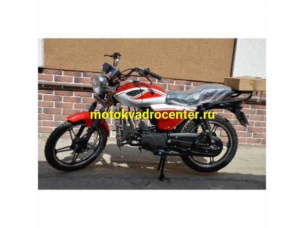 Купить  Мопед Motoland Альфа RX 11 красный (А) Альфа эр икс 50/110) 4Т; 50/110cc; колеса 17&quot;; 4пер, эл. старт;  хром. тахом (зал) (шт) (ML 15329 купить с доставкой по Москве и России, цена, технические характеристики, комплектация фото  - motoserp.ru
