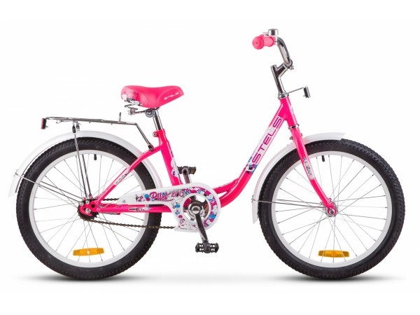 Купить  ====20" STELS PILOT-200 (Lady) (Стелс Пилот-200) (Жен) 20"; 1ск; рама-сталь; тормоз-ножной; багажник (шт) купить с доставкой по Москве и России, цена, технические характеристики, комплектация фото  - motoserp.ru