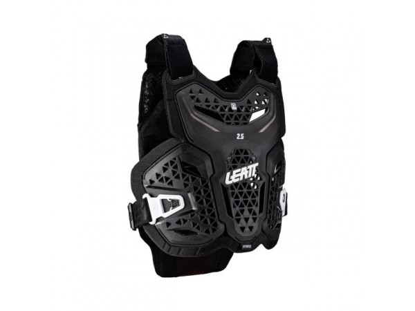 Купить  Защита тела (жилет защитный) Leatt Chest Protector 2.5 Hybrid Black (L/XL) 2026 (Детский) (шт) (Fox УТ-5026011911 купить с доставкой по Москве и России, цена, технические характеристики, комплектация фото  - motoserp.ru